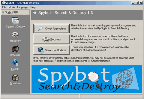 Spybot - Search & Destroy